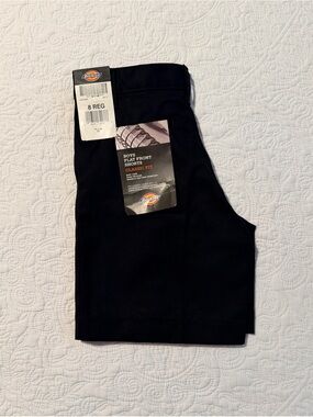 Dickies | Boys Size 8 | Black Flat Front Classic Fit Shorts